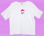 Lady In Red Hat Tee-Shirt - Licensed Red Hat Society