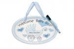 Mud Pie - Welcome Boy Plaque With Pen