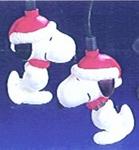 Snoopy Christmas Lights, 10 Light Set