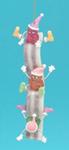Ribbon Candy Roll w/Gumdrops Ornament (Sugar Plum Fairy)